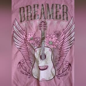 The Children's Place Pink and Silver Short Sleeve Tee